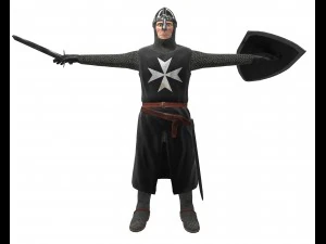 knight hospitaller 3D Model