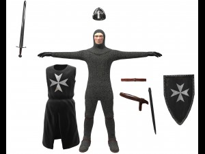 knight hospitaller 3D Model