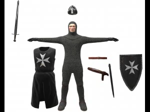knight hospitaller 3D Model