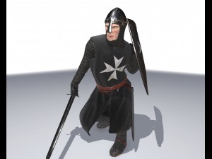 knight hospitaller 3D Model