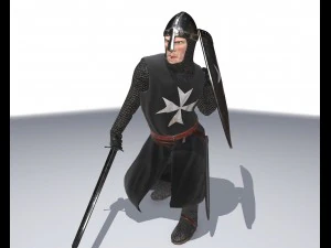 knight hospitaller 3D Model