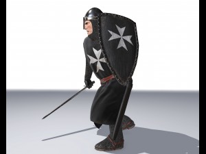 knight hospitaller 3D Model