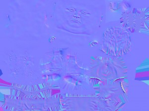 kim jong un caricature low poly animated 3D Модель