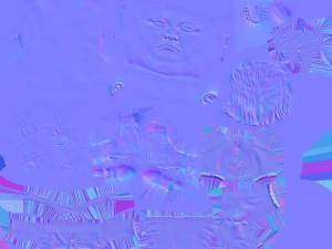 kim jong un caricature low poly animated 3D Model