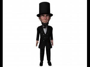 abraham lincoln caricature 3D-Modell
