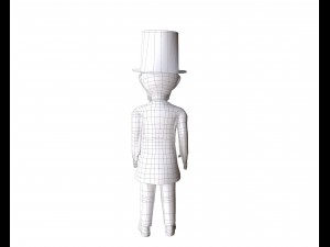 abraham lincoln caricature 3D-Modell