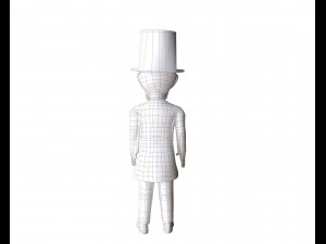 caricature d'Abraham Lincoln Modèle 3D