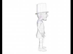 abraham lincoln caricature 3D-Modell