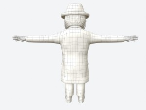 winston churchill caricature Model 3D