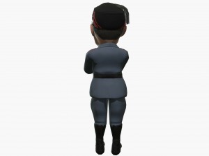 mussolini caricature 3D Модель