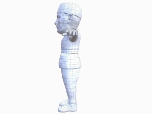 mussolini caricature 3D Модель