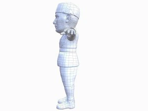 mussolini caricature 3D Model