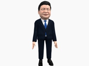 xi jinping caricature Modelo 3D