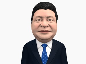 xi jinping caricature Modelo 3D
