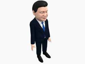 xi jinping caricature Modelo 3D