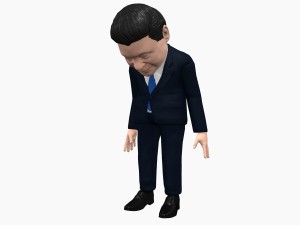 xi jinping caricature Modelo 3D