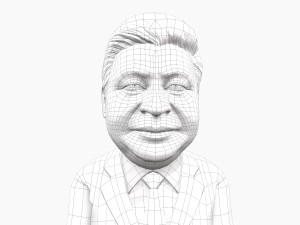 xi jinping caricature Modelo 3D