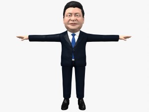 xi jinping caricature Modelo 3D