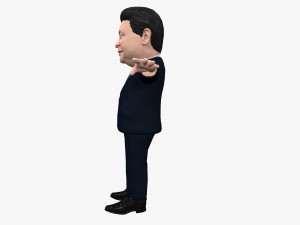 xi jinping caricature Modelo 3D