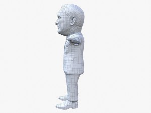 franklin delano roosevelt caricature 3D Модель