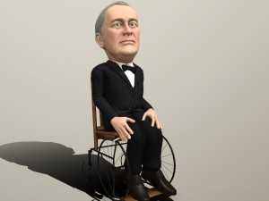 franklin delano roosevelt caricature 3D Модель
