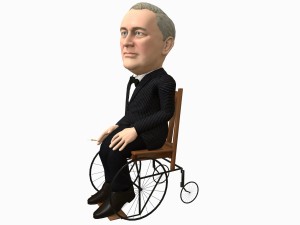 franklin delano roosevelt caricature 3D Модель
