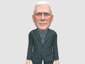 caricatura di Mike Pence Modello 3D