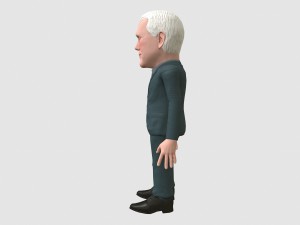 mike pence caricature 3D-Modell