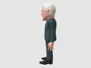 mike pence caricature 3D Model