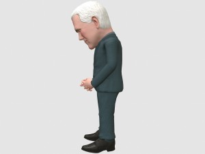 mike pence caricature 3D-Modell