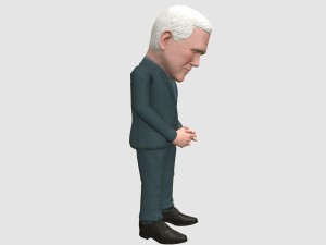 mike pence caricature 3D-Modell