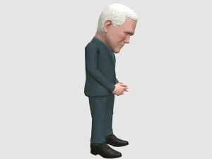 mike pence caricature 3D Model