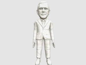 mike pence caricature 3D Model