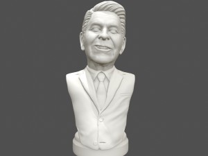 ronald reagan 3d printable portrait 3D Print Model