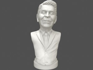 ronald reagan 3d printable portrait 3D Print Model
