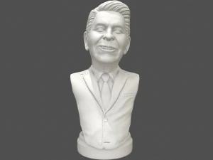 ronald reagan 3d printable portrait 3D Print Model