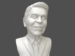 ronald reagan 3d printable portrait 3D Print Model