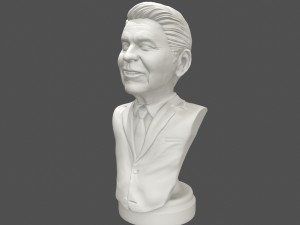 ronald reagan 3d printable portrait 3D Print Model