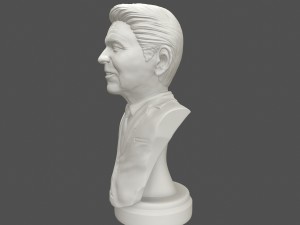 ronald reagan 3d printable portrait 3D Print Model