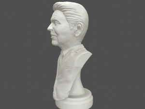 ronald reagan 3d printable portrait 3D Print Model