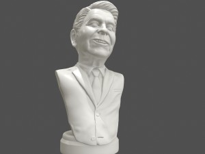 ronald reagan 3d printable portrait 3D Print Model