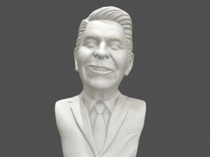 ronald reagan 3d printable portrait 3D Print Model