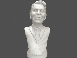 ronald reagan 3d printable portrait 3D Print Model