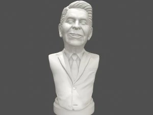ronald reagan 3d printable portrait 3D Print Model