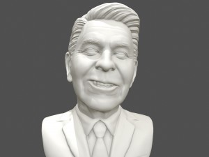 ronald reagan 3d printable portrait 3D Print Model