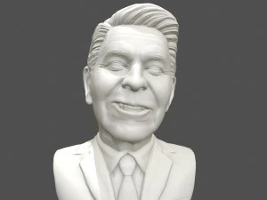 ronald reagan 3d printable portrait 3D Print Model