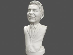 ronald reagan 3d printable portrait 3D Print Model