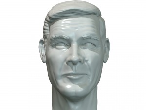 roger moore 3d printable portrait 3D 프린트 모델