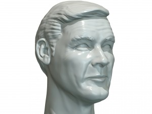 roger moore 3d printable portrait 3D 프린트 모델