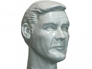 roger moore 3d printable portrait 3D Print Model